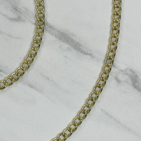 Gold Tone Chain Purse Strap 49" Crossbody Bag Replacement ✨ - Picture 6 of 12